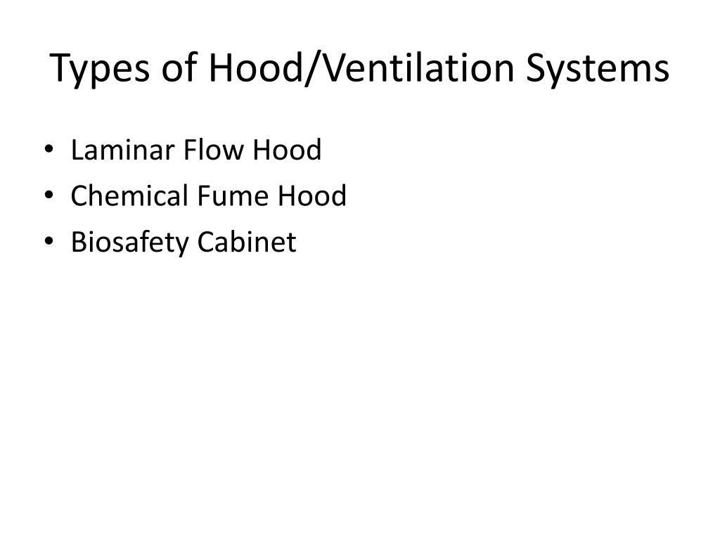 Ppt Chemical Fume Hood Or Biosafety Cabinet Powerpoint