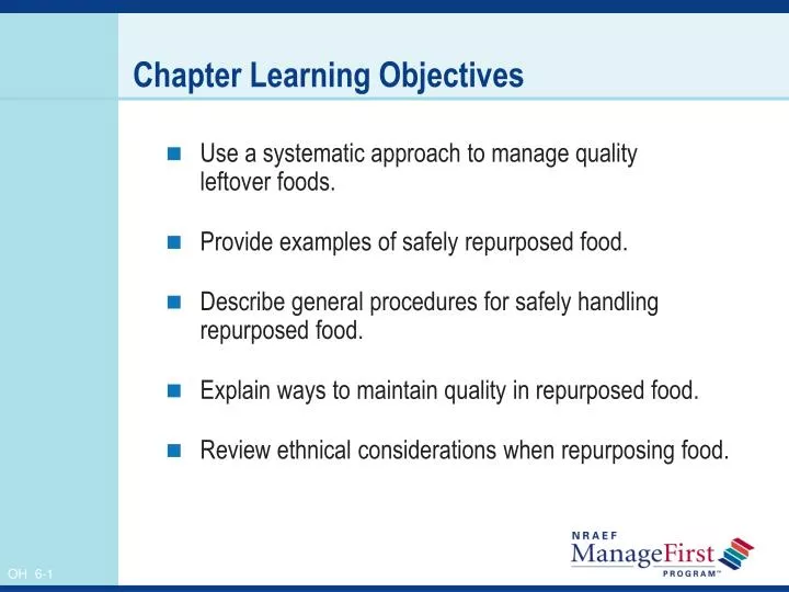 PPT Chapter Learning Objectives PowerPoint Presentation Free Download ID