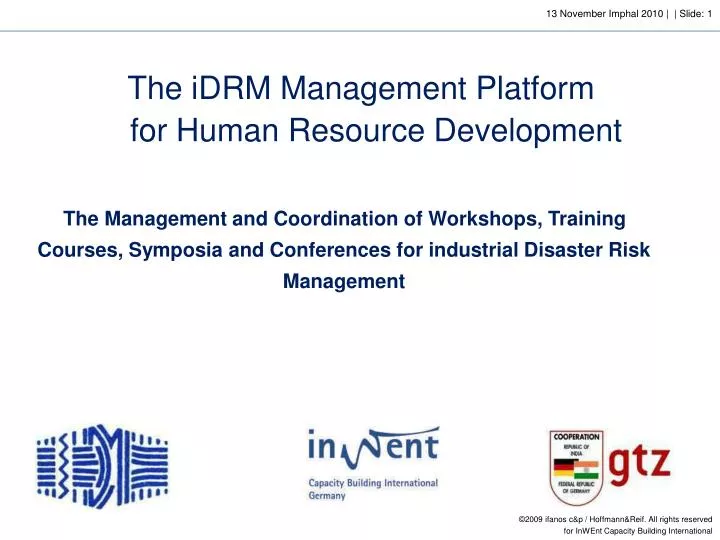 the idrm management platform for human resource development n.