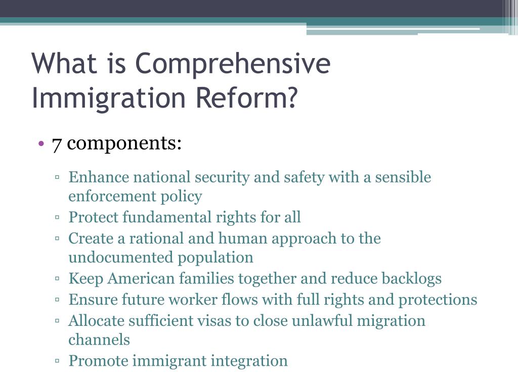 thesis statement on immigration reform