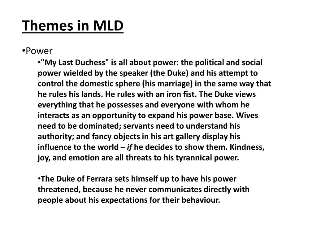 Ppt - My Last Duchess Analysis Key Quotes Powerpoint Presentation, Free Download - Id:6101123