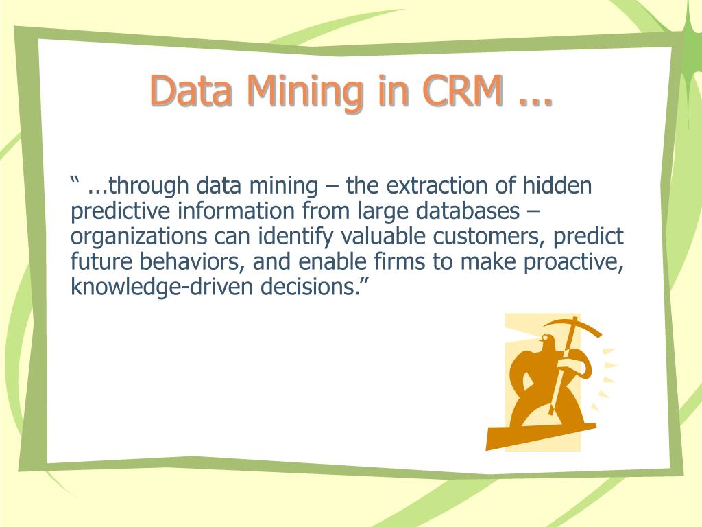 data mining crm case study