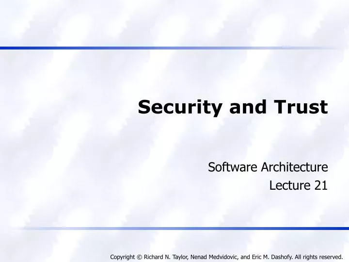security and trust n.