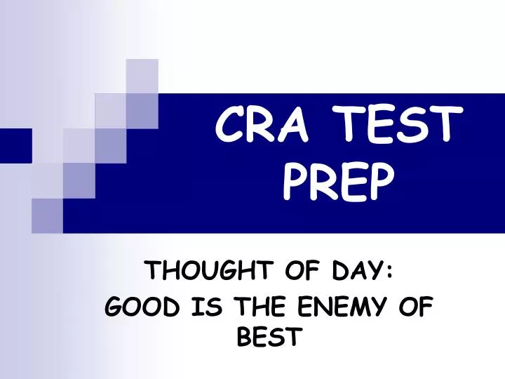 cra test prep n.