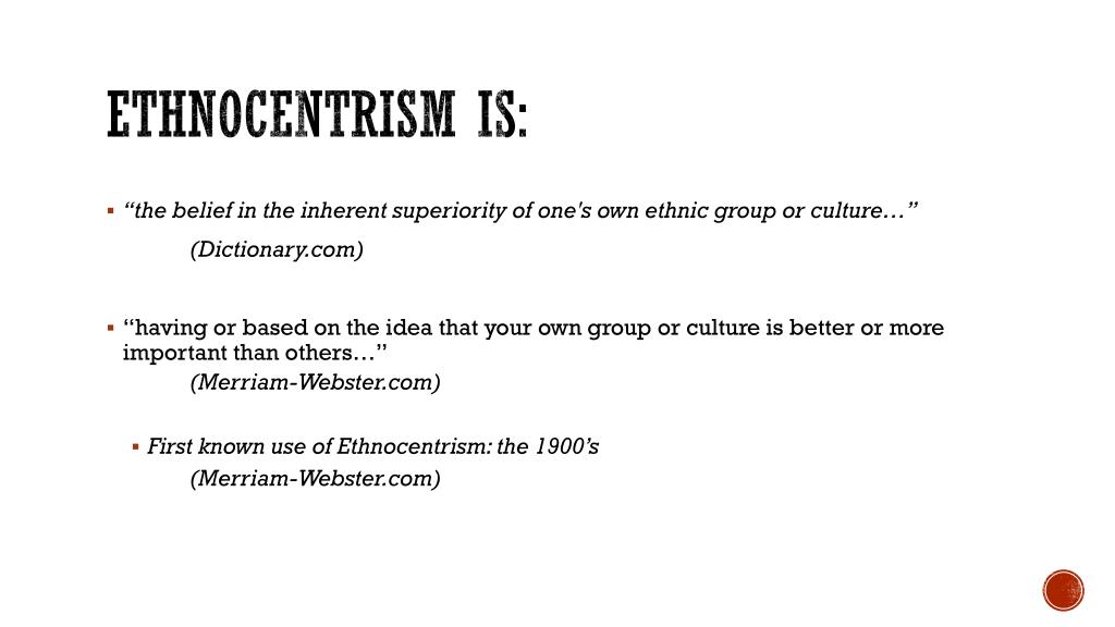 define ethnocentrism essay