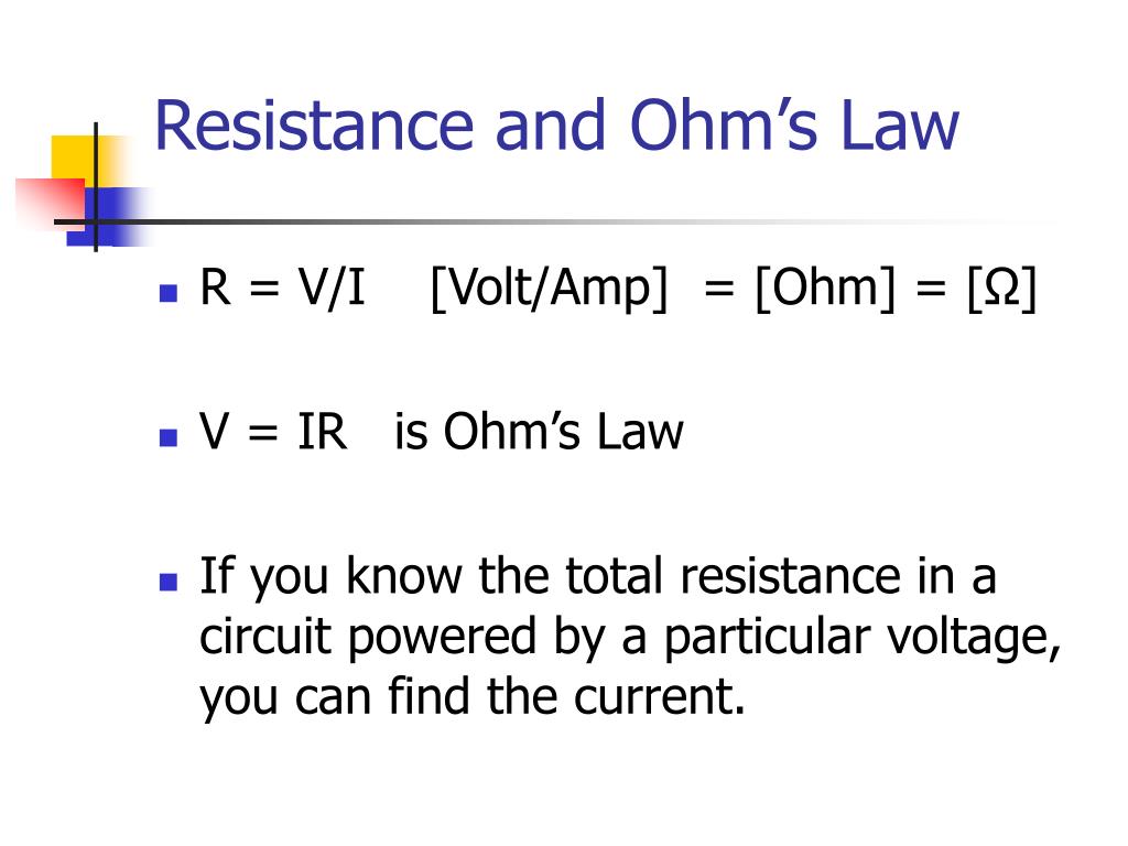 PPT - Electric Current and Resistance PowerPoint Presentation, free ...