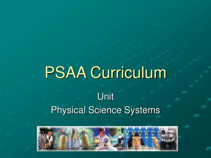 psaa curriculum n.