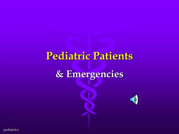pediatric patients n.