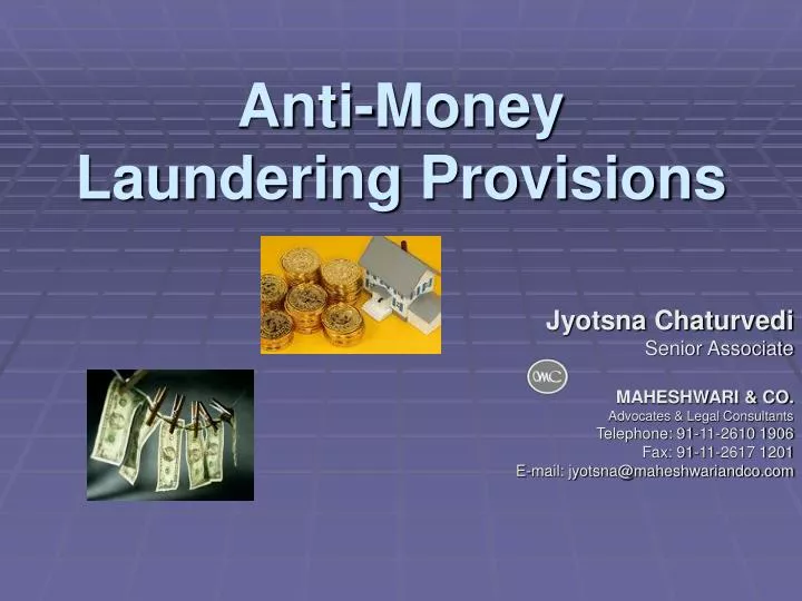 presentation on anti money laundering