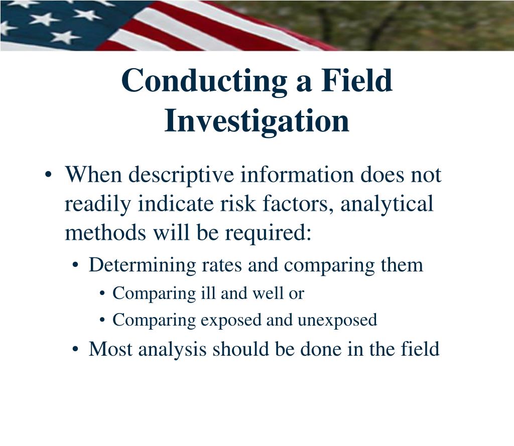 field investigation case study