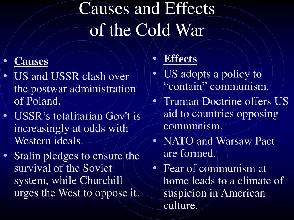 Cold War Causes And Effects Cold War Cause And Effect Essay 2022 10 17