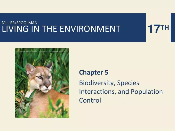 chapter 5 biodiversity species interactions and population control n.
