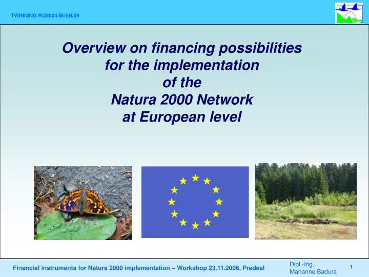 financial resources for the natura 2000 network n.