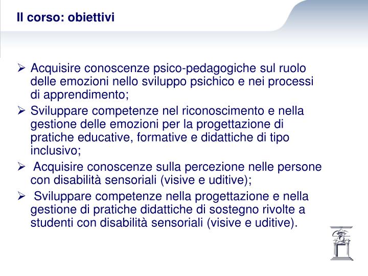 Uda Disabilità Sensoriale Secondaria Secondo Grado PPT - Didattica speciale e apprendimento per le disabilità sensoriali