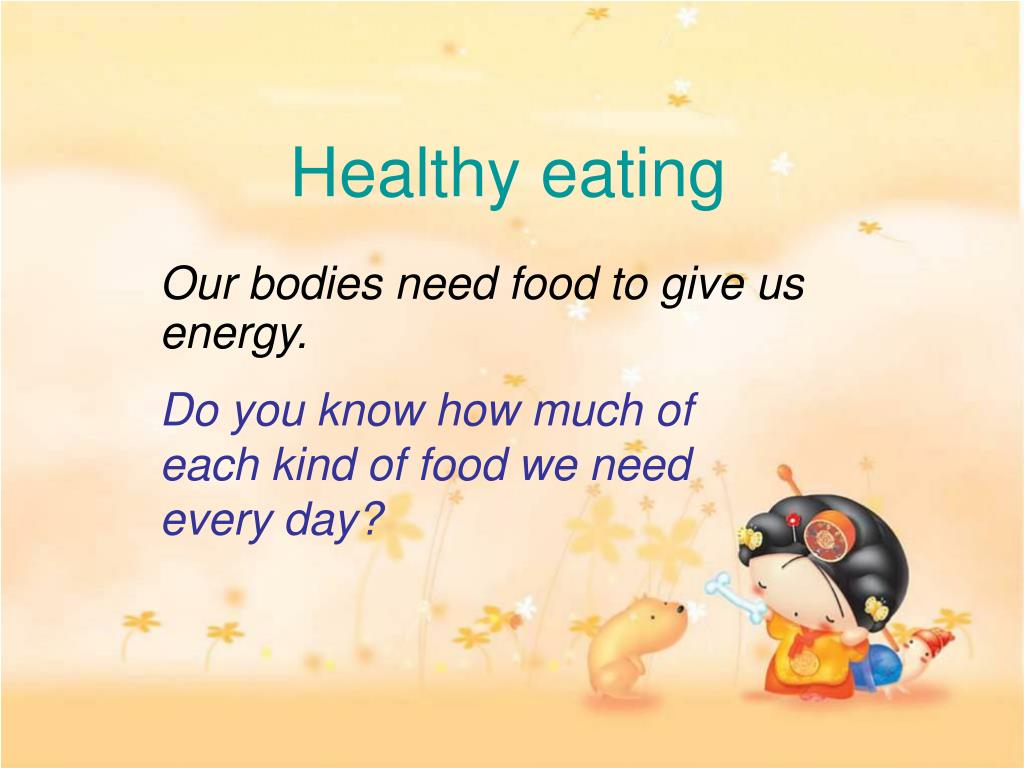 PPT - Healthy eating PowerPoint Presentation, free download - ID:6107985