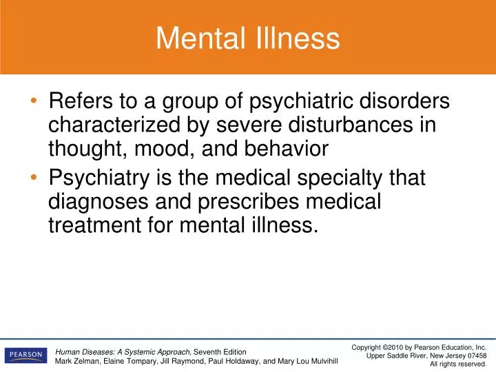 PPT - Mental Illness PowerPoint Presentation, free download - ID:6108038
