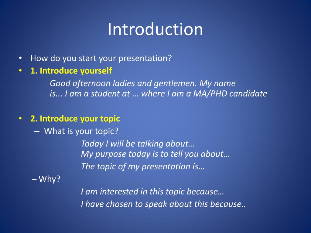 Prepare a presentation. Презентация Introducing yourself. Introduction в презентации. Introduce yourself слайд. Introduction примеры.