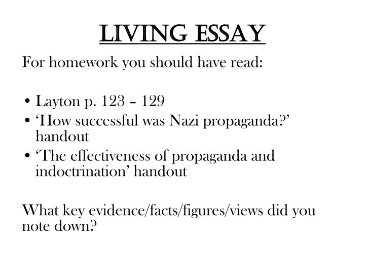 propaganda essay topics