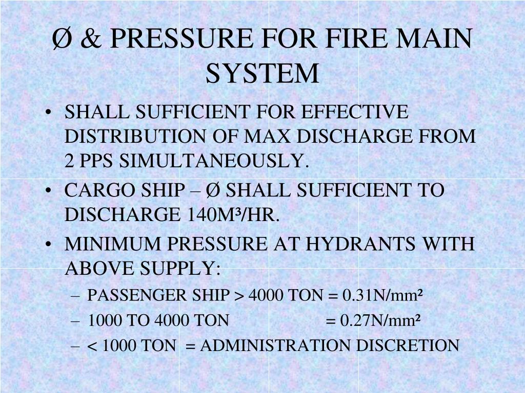 PPT FIRE MAIN SYSTEM PowerPoint Presentation, free download ID6108939