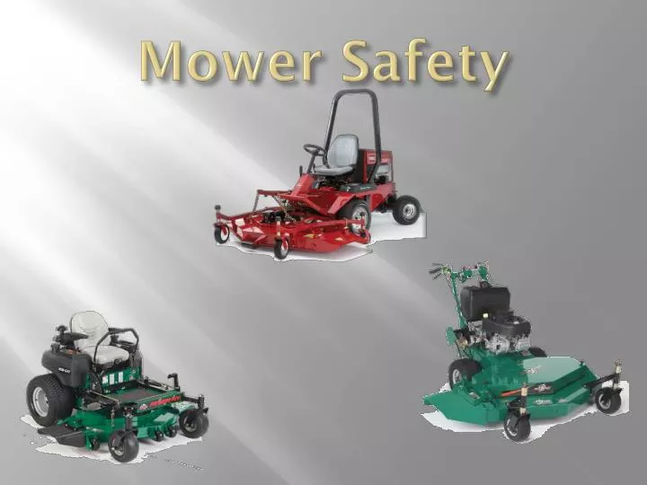 PPT Mower Safety PowerPoint Presentation, free download ID6109122