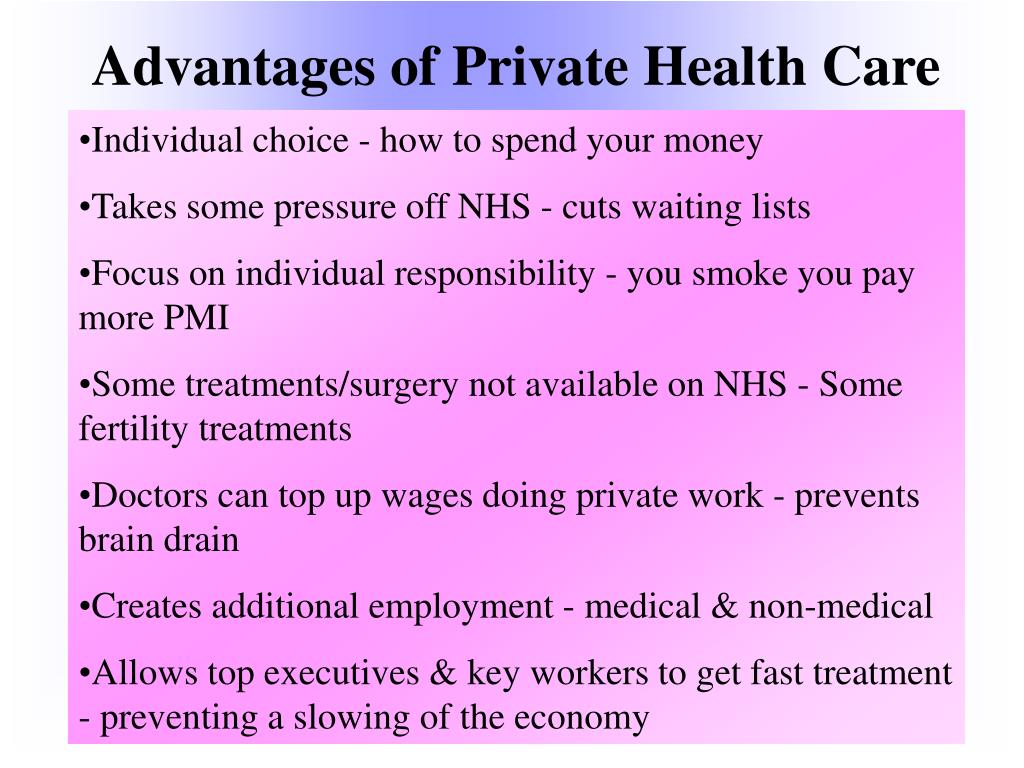 Top Advantages Of Private Health Care | Drss Health Center   Get The