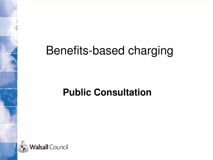 benefits based charging n.