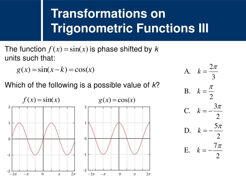 PPT - Mathematics Transformation On Trigonometric Functions PowerPoint ...