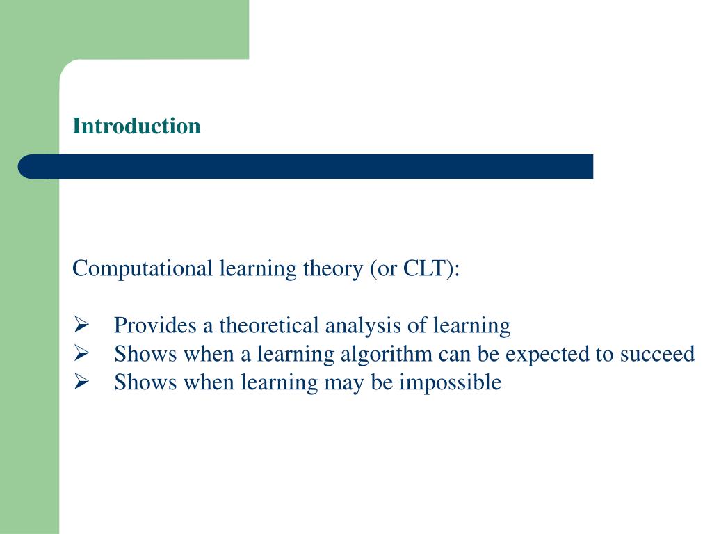 Machine Learning Chapter 7. Computational Learning Theory Tom M. Mitchell. - ppt download