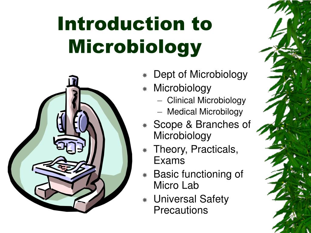 application of microbiology presentation