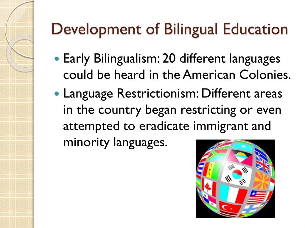 thesis bilingual education