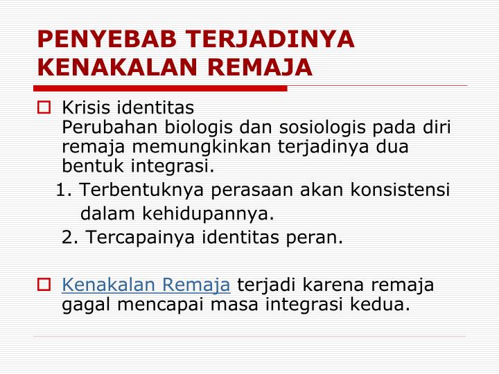 PPT - MEMAHAMI ANAK USIA PRA REMAJA PowerPoint 