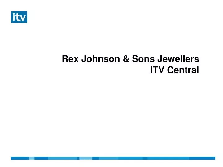 rex johnson sons jewellers itv central n.