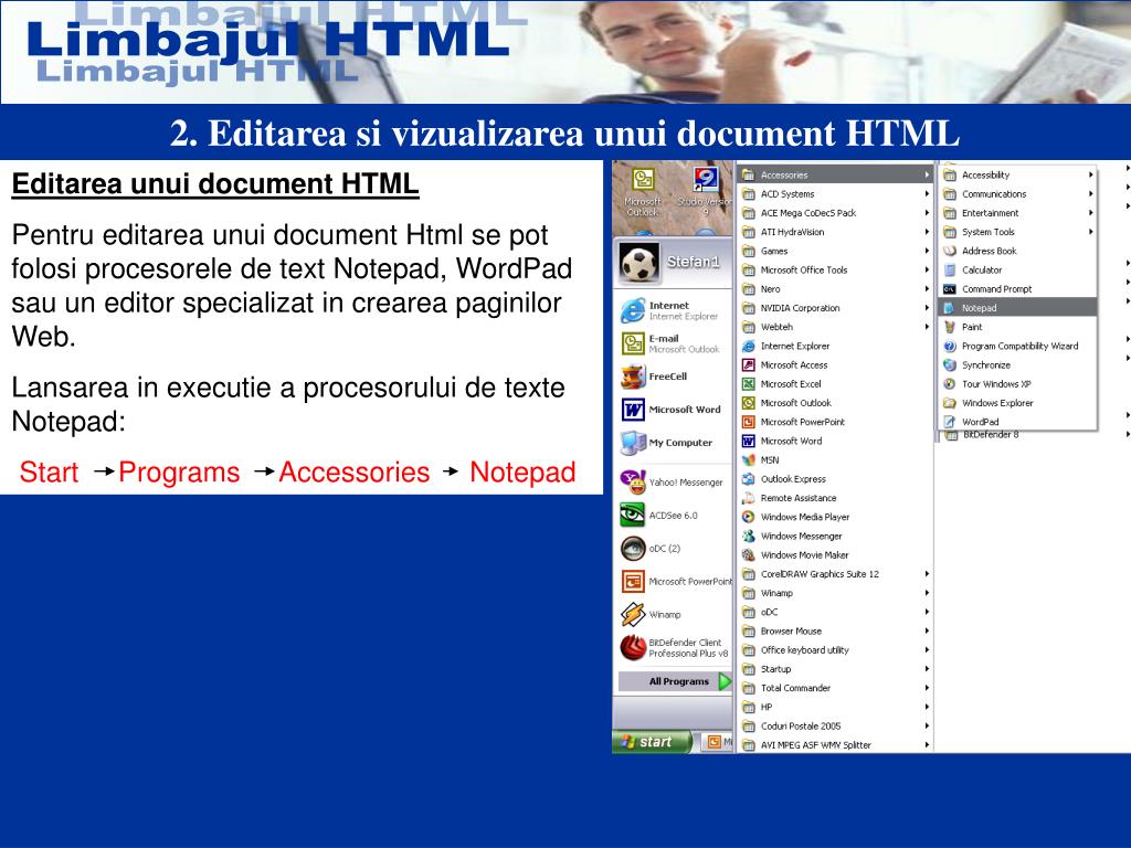 PPT - Limbajul HTML PowerPoint Presentation, free download - ID:6115363