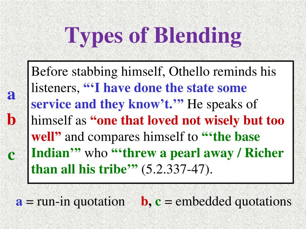 PPT - INCORPORATING QUOTATIONS INTO WRITING PowerPoint Presentation, free  download - ID:6116085