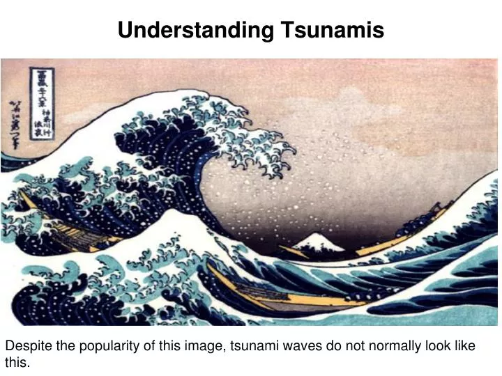 understanding tsunamis n.