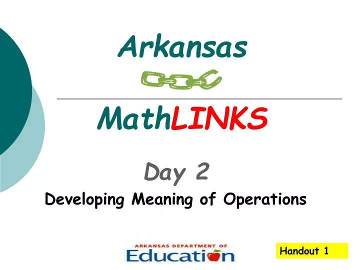 PPT Arkansas Math LINKS PowerPoint Presentation, free download ID6117209
