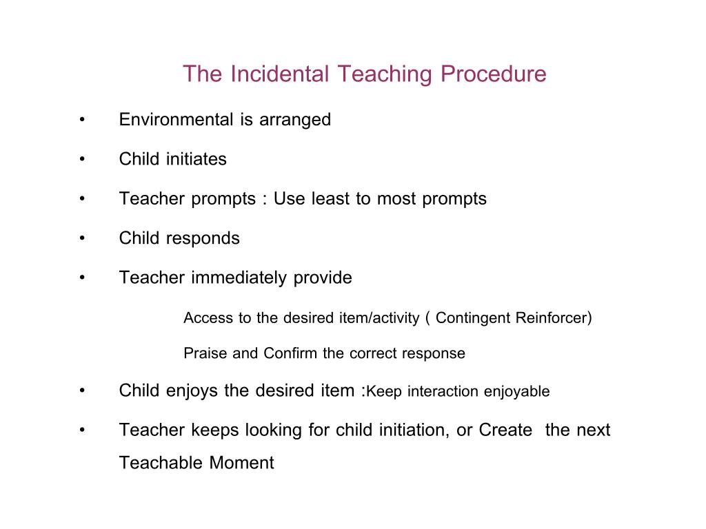 incidental teaching assignment nysed