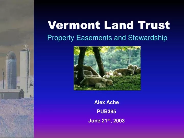 PPT Vermont Land Trust PowerPoint Presentation, free download ID