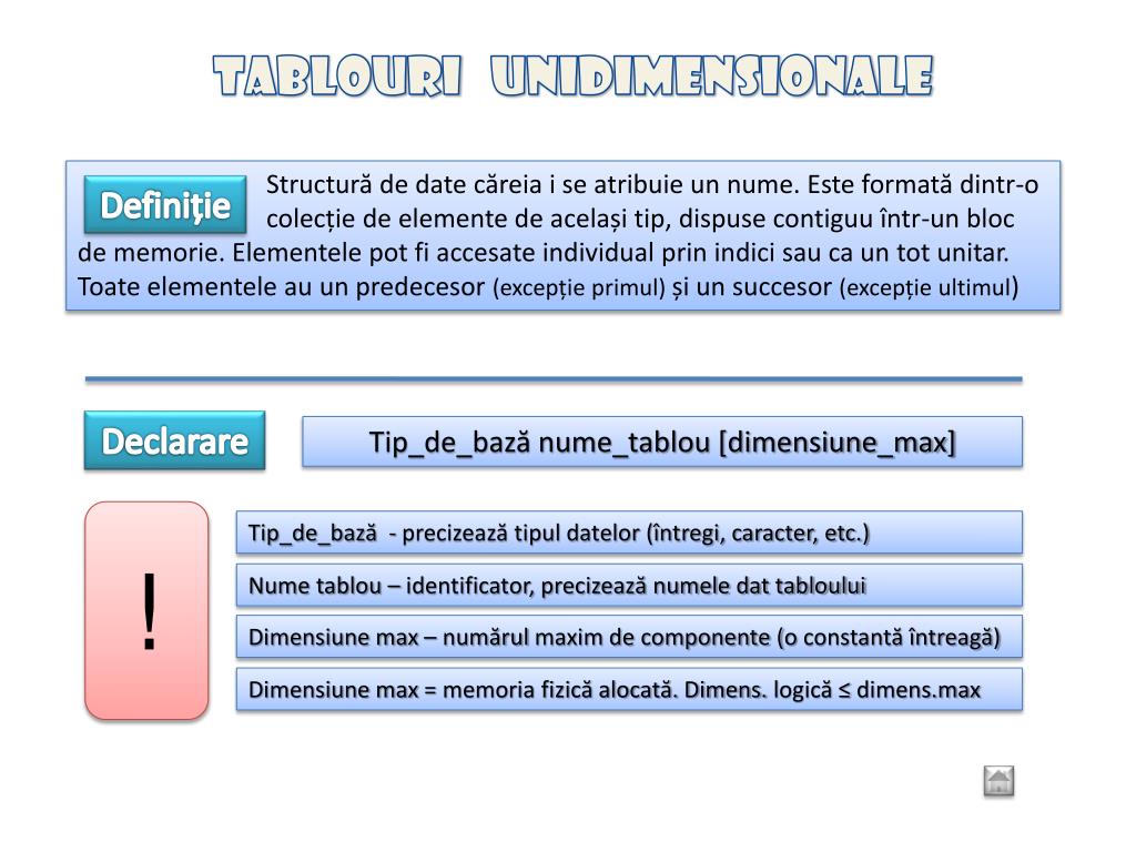 PPT - Tablouri unidimensionale (vector i ) PowerPoint Presentation, free  download - ID:6117909