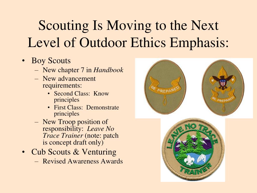 PPT Boy Scouts of America OUTDOOR ETHICS PowerPoint Presentation
