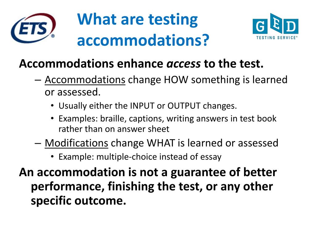 PPT - Standardized Testing: Accommodations for Deaf and Hard of Hearing Test Takers PowerPoint 