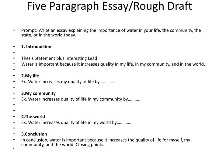 water is life paragraph