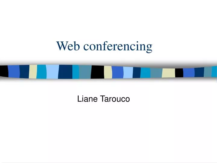 web conferencing n.