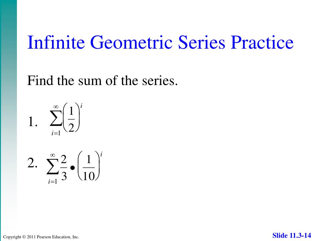 PPT - 11.3 Geometric Sequences and Series PowerPoint Presentation, free