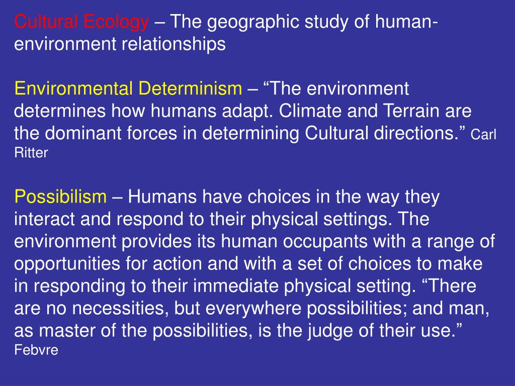 determinism and possibilism in geography pdf notes for ipad