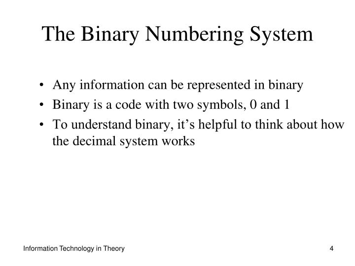PPT - Chapter 3 Representing Numbers and Text in Binary PowerPoint ...