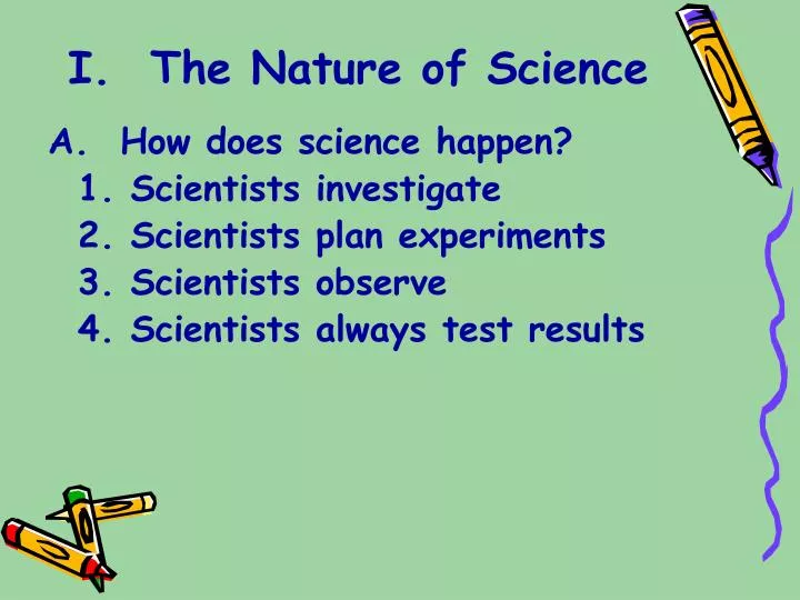 i the nature of science n.
