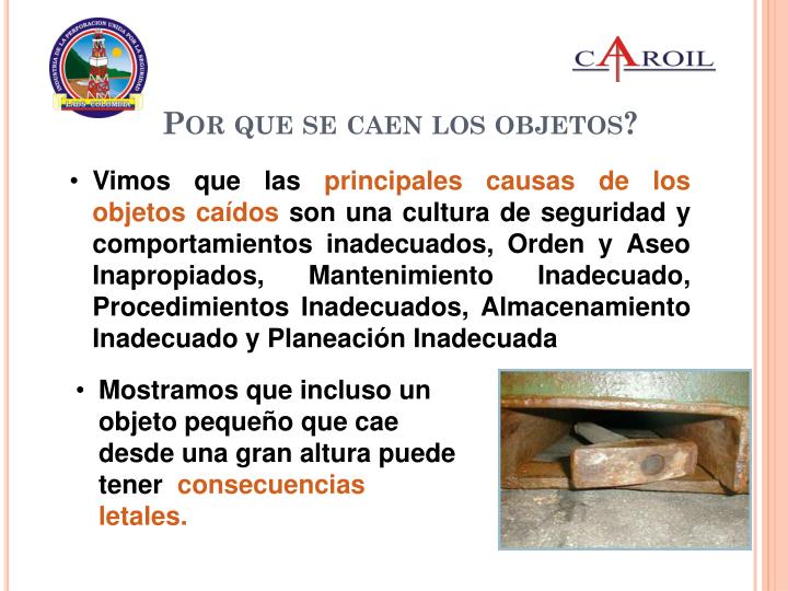 PPT - TEMA: CAIDA DE OBJETOS PowerPoint Presentation - ID:6121351