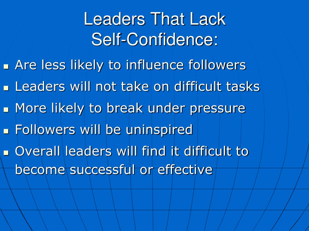 Why Is Confidence Important In Leadership PPT - Self-Confidence and Leadership PowerPoint Presentation, free