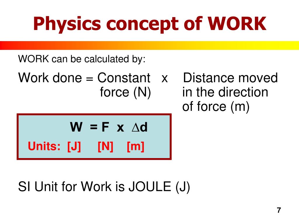 PPT - Work, Energy & Power PowerPoint Presentation, free download - ID